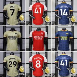 thumbnail for 2627 Arsenal New Season Jersey No. 41, Rice Zheker Raisch, Havertz, Ødegaussaka Football Jersey