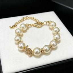 thumbnail for 26. New Lantern Bead Dual-Color Bracelet, Light Luxury and Sophistication, Classic Bracelet for Women, Fashionable, Versatile, Elegant Factory Direct Sale