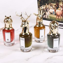 thumbnail for Conjunto de Presente de Perfume com Cabeça de Animal Panmbera para Homens e Mulheres da Família Real Britânica, Conjunto de 3 Frascos de Perfume com Cabeça de Animal, Elk Fox, Dropshipping.