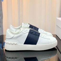 thumbnail for Foreign Trade 2024 New V Home Rivet White Shoes Women's Color Matching Stitching All-match Sports Casual Board Shoes Trendy Men's Shoes