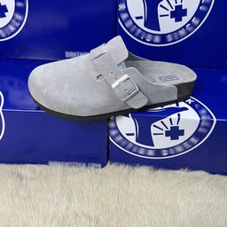 thumbnail for Genuine Boken Slippers Women's 2025 New Wear Baotou Semi-Drag Thick Sole Versatile BK Retro Pedal Slip-on Shoes