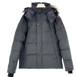 thumbnail for Foreign trade exclusive for big goose down jacket 29 Canada Wyndhaw men's pie overcome with wolf fur collar