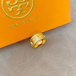 thumbnail for New European and American fashion, light luxury, simple commuting, niche design, English letter temperament, metal ring ring