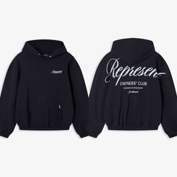 thumbnail for REPRESENT ICON Simple Letter Logo High Street Hoodie High Street Hoodie Trendy Couple Top