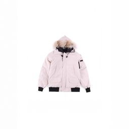 thumbnail for Chilliwack Goose Down Jacket 01 Bomber Jacket Unisex Wolf Fur Jacket