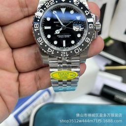 thumbnail for Greenwich GD Factory Red & Blue Coke Circle + Inter Circle + Sprite Circle Luminous Ceramic Circle Mechanical Watch Business Men