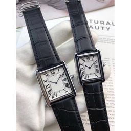 thumbnail for Foreign trade wishyamasun AliExpress explosive card home square 2 needle quartz belt watch manufacturers one piece delivery