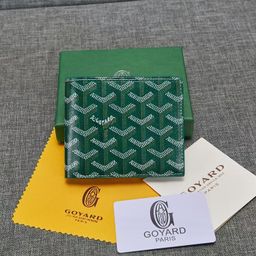 thumbnail for Goya Goyard Wallet Printed Short Folding Card Holder Genuine Leather Card Holder Card Holder Coin Purse Unisex Bag