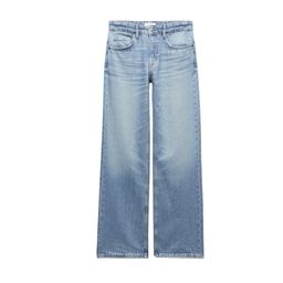 thumbnail for ZA Spring and Summer New Slimming Loose Wide Leg Trousers Casual Pants European and American High Waist Cotton Jeans 6688029