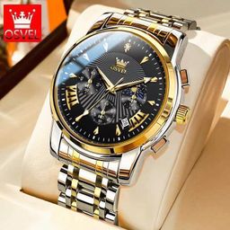 thumbnail for Men's Watch TikTok Business Three-Eye Calendar Casual Watch High-end Temperament Quartz Non-mechanical Watch