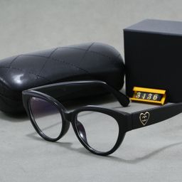 thumbnail for Internet celebrity plain makeup cat eye love black glasses frame flat light glasses female trend face Xiaoxiang 3436 glasses frame wholesale