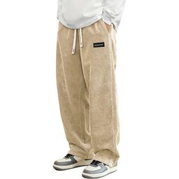 thumbnail for Cross-border export corduroy casual pants for men, loose sports trendy versatile long pants, factory direct sales