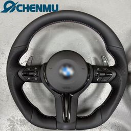thumbnail for For BMW 1234567 Series X1X2X3X4X5 F30F02F07F10F15 flat-bottomed sports steering wheel