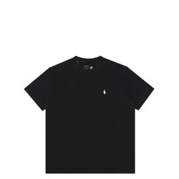 thumbnail for Scanable Qr Code Rl Embroidery Classic Popular Pony Design Pure Cotton Light Luxury Round Neck T-Shirt Outdoor Casual Stylish Short-Sleeve T-Shirt