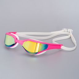 thumbnail for HD swimming goggles adult anti-fog plating swimming glasses silicone waterproof professional racing swimming goggles wholesale