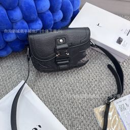thumbnail for 24 fashion trend bucket universal model holding crossbody camera shoulder baguette postman saddle bag universal model
