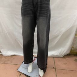 thumbnail for 跨境欧美冬季新款复古洗水做旧牛仔裤美式高街潮流ins风街头时尚