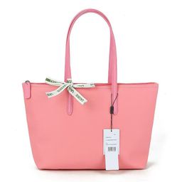 thumbnail for French crocodile bag large size women's handbag large capacity solid color shoulder bag fashion trendy commuter tote bag