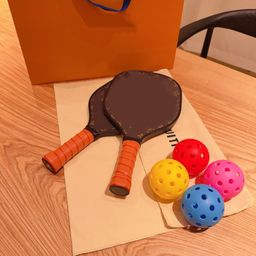 thumbnail for Monogram-style pickleball rackets, adult outdoor fitness racket set, leisure sports toy gift box