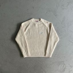 thumbnail for DRILL Style Street Hip-hop Embroidered Letters Stand Collar Zipper Cardigan Knitwear Sweater Men&#039;s Trendy Brand Jacket