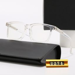 thumbnail for European and American explosive plain flat light Internet celebrity TR90 large frame anti-blue light glasses frame classic fashion optical glasses 2271