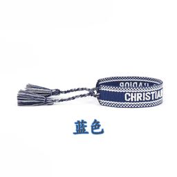 thumbnail for Creative hand-woven letter bracelet ethnic style European and American popular fans fans wristband LOGO bracelet