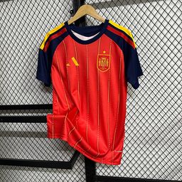 thumbnail for New Spain Spain player version jersey, World Cup national team football uniform, short-sleeved T-shirt, cross-border payment customization