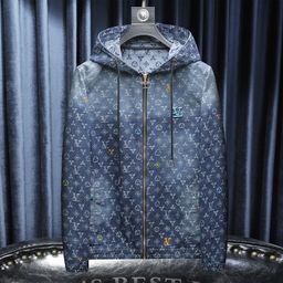 thumbnail for European Station 2026 Autumn New Washed Distressed Denim Clothes Men's Fashion Hooded Trendy Jacket Jacket;