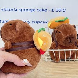 thumbnail for Cappibala Doll Keychain Pendant Small Jewelry Plush Toy Children&#039;s Small Gift Stall