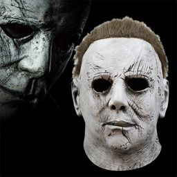 thumbnail for Halloween New Moonlight Panic Killing McMeyer Horror Latex Mask Headgear Major Factory Spot