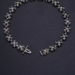 thumbnail for Quan Zhilong&#039;s American Cross Bracelet for Men and Women Trendy Crow Fashion Couples Retro High-grade Niche Bracelet