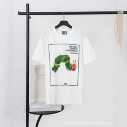 thumbnail for Nanyou Direct Supply Correct Version D 26SS Embroidered Letter Logo Caterpillar Loose Loose Short Sleeve T-Shirt Unisex Trendy Style