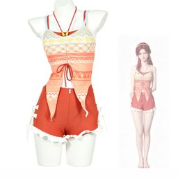 thumbnail for Love and Deep Space Little Apple swimsuit, cosplay in a splendid midsummer dream vacation style swimsuit, anime performance costume