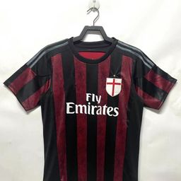 thumbnail for 06-07AC Milan Home Retro Jersey Kaka 22 Short-sleeved Adult Football Dress