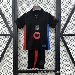 thumbnail for 2526 Children's Football Uniform Set Summer Boys and Girls Argentina Ac Milan Training Uniform Quick-Drying Jersey