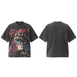 thumbnail for 2025 Summer New European and American Fashion Brand Men&#039;s and Women&#039;s Couple plus size Loose Pullover Short-sleeved T-shirt Teenager tee