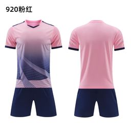 thumbnail for Soccer Jersey Sports Suit Printed Table Tennis Uniform Men's Adult Competition Training Team Uniform Children's Short Sleeve Jersey Set