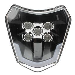 thumbnail for Acessórios para motocicleta adequados para KTM universal off-road farol de motocicleta LED luz diurna 5 cabeça pavio