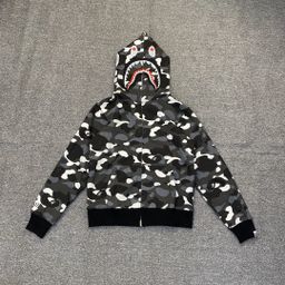thumbnail for Currency Buster Cross-border Wholesale Dropshipping Luminous Heavy Cotton 450 Grams Heavy Hooded Cardigan Couple Loose Sweatshirt