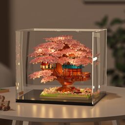 thumbnail for Sakura Tree House Compatible with Lego Building Blocks Flower Kidsren's Toys Girls DIY Handmade Ornaments Valentine's Day Gifts