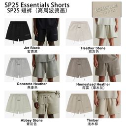 thumbnail for 25Sp Shorts High Frequency Metallic Heat Transfer Essentials Printed Velvet Trendy Brand Shorts Cross-Border