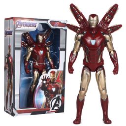 thumbnail for 18cm Alto Iron Man Figure Toy Model Spider-Man Captain America Green Thanos Anime Avengers