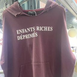 thumbnail for 2025 New ERD Melancholy Rich 2nd Generation Wash Distressed Lettered Print Men's and Women's Oversize Hooded Sweatshirts