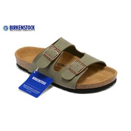 thumbnail for Chinelos de sola macia de verão Arizona, chinelos de uso externo, sapatos baixos, chinelos de casal de cortiça, sandálias de praia e chinelos