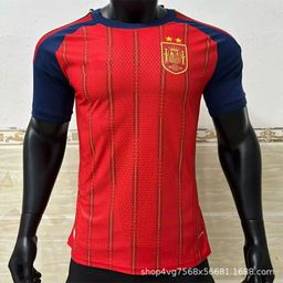 thumbnail for Cross-Border Wholesale 2627 National Team Player Version Football Jerseys Adult Short-Sleeved Competition Training Football Jerseys Support Number Printing