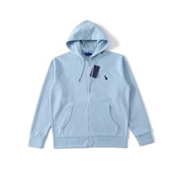 thumbnail for Cross-border ruff sweatshirts, zippers, men's and women's terry, ponytails, embroidered hooded sweatshirts, athleisure cardigans, RL coats