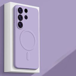 thumbnail for Suitable for Samsung S24Ultra Phone Case, Magnetic A55 Liquid Silicone, S25Edge Full Coverage, S25Fe Skin-Feel, S23