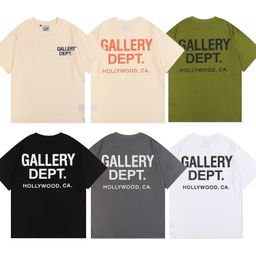 thumbnail for Camisetas de verão Gallery Dept 2026 para homens e mulheres, camisetas básicas para casais, estilo solto e exclusivo, disponíveis para dropshipping.