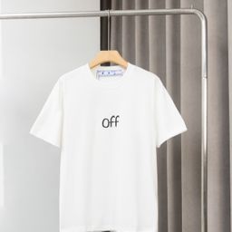 thumbnail for 2025 summer new 260g double yarn cotton logo + pattern letter embroidery for men and women, fashionable and luxurious T