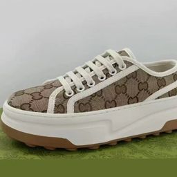 thumbnail for High Version 2025 New Model 1977 Thick-Soled Canvas Shoes g Family Retro Embroidered Presbyopic Casual Shoes Platform Color Matching Board